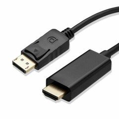 Display Port DP to HDMI Cable Adapter Converter Audio Video PC HDTV 1080P 60Hz