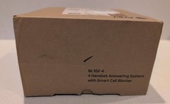 AT&T BL102-4 DECT 6.0 4-Handset Cordless Phone for 4 Handset, Silver/Black