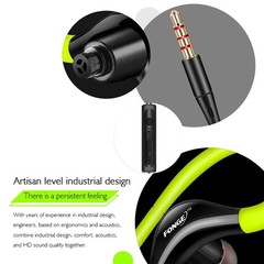 In-Ear Wired Sport Running Earphone Earbuds Over ear Hook Headphone 3.5mm w/MIC