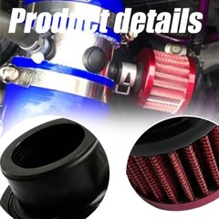 25mm 1″ Air Intake Filter – Cold Air Filter with Adjustable Clamp – Auto