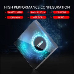 T95 6K TV BOX Android 10 CORE 2.4/5G WIFI HDMI Remote Control 3D Media Streamers