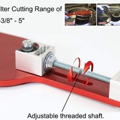 77750 Oil Filter Cutter Billet Aluminum Universal Oil Filter Cutter Tool 2-3/8″