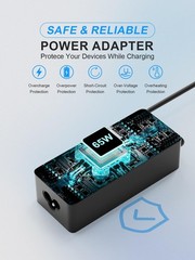 65W USB-C Power Adapter for Portable Jump Starters and Power Stations