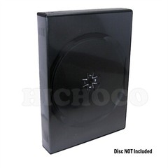One Multi 8 Disc CD DVD Black Case with Outter Sleeve Movie Game Box 27mm