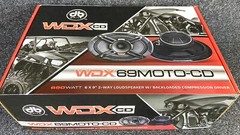 DB DRIVE WDX69MOTO-CD W/BACKLOADED COMPRESSION DRIVER 650 DYNAMIC/325 NOMINAL