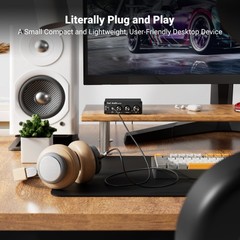 Fosi Audio Q4 Headphone Amplifier Mini Stereo DAC 24-Bit 192 KHz USB for Speaker