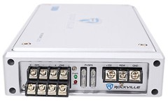 Rockville RXM-S20 Micro Marine/ATV Amplifier 1600w Max 4 Channel 4x100w