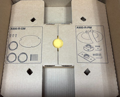 Shure Pole Mount Kit Round w/ White Cover (P/N: A900W-R-PM)
