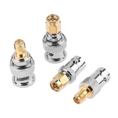 8PCS BNC to SMA Type Male Female RF Connector Adapter Test Converter Kit