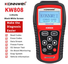 KW808 car for 12V fault scanner car OBD2 EOBD CAN fault diagnosis detector