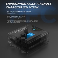 Smart AC to DC Battery Charger 12V 30A Power Supply PFC for Flooded, AGM or Gel