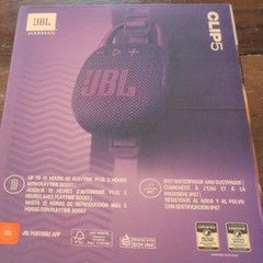 JBL Clip 5 Portable Bluetooth Mini Speaker – Purple, Bluetooth Connectivity