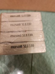 4 Pack of Maxell XLII 110 Minutes High Bias Blank Audio Cassette Tapes