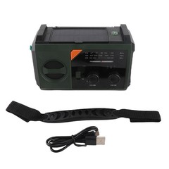 Emergency Radio AM FM WB 30000mAh Battery Solar Panel Radio For Household Use