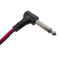 1/4-inch Internal Speaker Cable,amp Cable,19-Inch 19 inches, Black