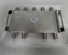Keliiyo 8 Way coaxial Cable Splitter, Bi-Directional MoCA 8 way, SILVER***NEW***