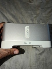 Sonos Connect:Amp Digital Media Streamer – White/Gray (CTAZPUS1)