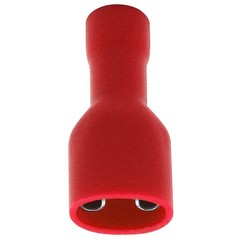 20-200pcs Red Female 1/4″ Spade Terminals Fully Insulated Crimp Wire Connectors