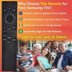 Replacement for Samsung TV Remote, for All 2019-2026 Samsung Remote Control for