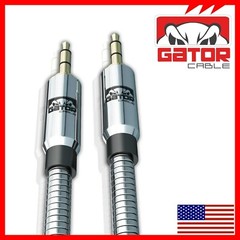 AUX 3.5mm Male to Male Audio Cable For iPhone Samsung Phone All Full Metal 3FT