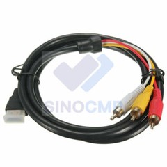 1080P HDMI Male To 3 RCA Video Audio AV Component Converter Adapter Cable HDTV~