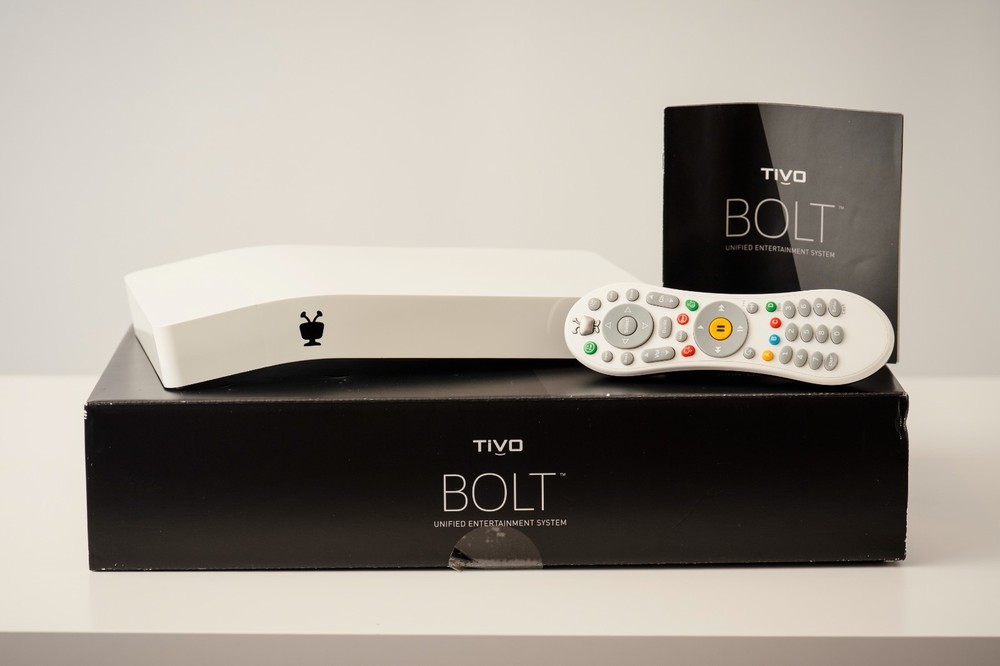 TiVo BOLT 1TB 1000GB DVR TCD849000 W/ OEM REMOTE BOX MANUAL M-CARD