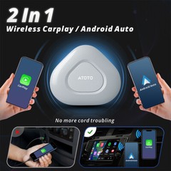 ATOTO AI Box Wireless Carplay/Android Auto Adapter Netflix YouTube for Car 2016+