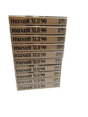NEW 2 packs of 5 Vintage Maxell XLII 90 High Bias Audio Cassette Tape Sealed