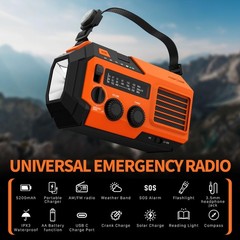 Fospower Noaa Emergency Weather Radio A6 19240Mwh Portable Power Bank Am/Fm