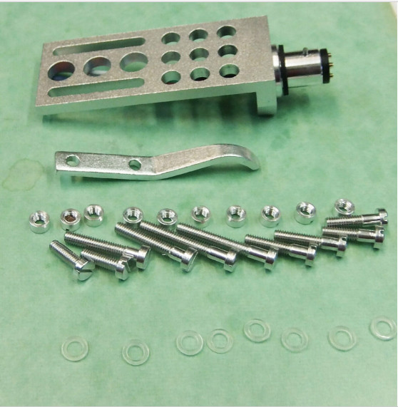 CNC Aluminum turntable Headshell , gold plated wires 30 piece Aluminum Screw set