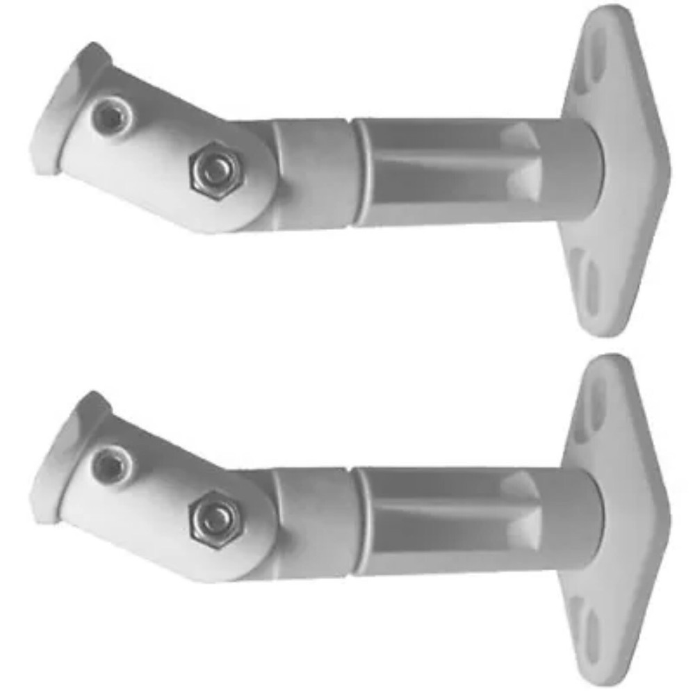 2 New White Universal/Bose Wall or Ceiling Speaker Mounts Brackets
