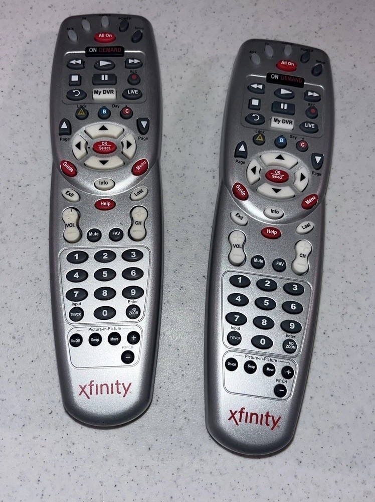 XFINITY Remote Controls Lot of 2 — batteries not included — Clean Fast Shipping!