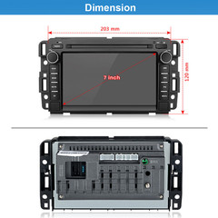 4+64G Android 15 Car Stereo Radio Wifi CarPlay GPS For Chevy Impala 2006-2013