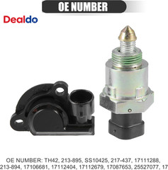 1 Set 25527077 Throttle Position Sensor TPS and Fuel Injection Idle Air Control