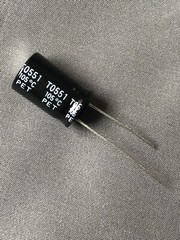 Lof of 4 Rubycon 330 uF 35v Electrolytic Capacitors, Radial Lead