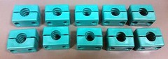 Polypropylene-Hydraulic-Clamps OD 3/4″ (Lot of 10 pairs)