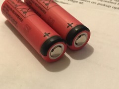 NEW!!! 2 pc SANYO UR 14500 AC Li-ion 740mAh Rechargeable 3.7v FLAT-TOPS
