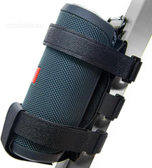 Bike Golf Cart Speaker Mount – Portable JBL Flip Charge Series Textured Black