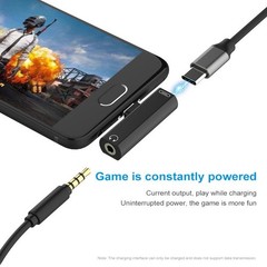 Type C To 3.5mm Audio Connector Clear Sound Compatible Durable