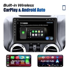 For Jeep Wrangler 2007-2017 Android 15 Car Radio Stereo Touch Screen Carplay GPS