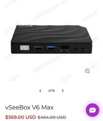 Brand New vSeeBox Vsee V6 MAX Android TV Box + FREE GIFT Mini Keyboard USB CABLE