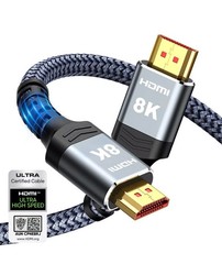 Highwings 8K 10K 4K HDMI Cable 48Gbps 6.6FT/2M, Certified Ultra High Speed HDMI