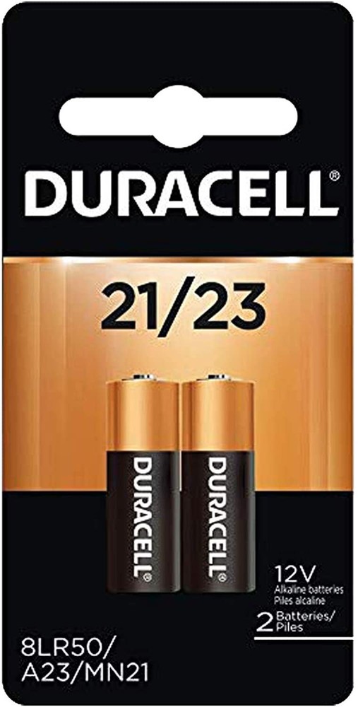 2pk Duracell MN21 Alkaline 12V Battery A23 MN21 23AF 23AE V23GA GP23A L1028