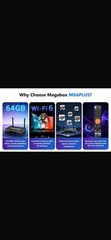 2026 Magabox MG6 Plus Streaming Device with Voice Remote Control New In Box