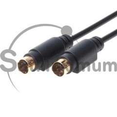 S Video 6FT Cable 4 Pin M/M SVHS, DVD, VCR Male to Male S-Video Cord
