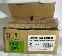 Luma Surveillance Analog Dome Angle Mount Black LUM-MNT-ANG-ADOM-BL-Open Box
