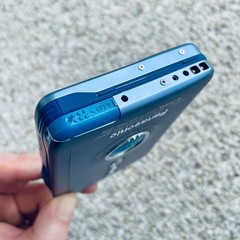 Panasonic SX57 Walkman Cassette Player, Awesome Blue ! Working ! #1486