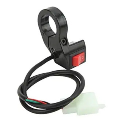 Control Switch, 22mm Diameter Black Push Button ON-None-ON Function for Road and