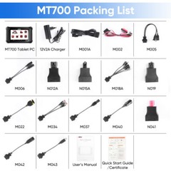 ANCEL MT700 Motorcycle All System OBD2 Scanner Diagnostic Scan Tool E-CU Coding