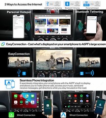 ATOTO A6 PF 9in 2DIN Android Car Stereo with Wireless CarPlay,Android Auto,WiFi